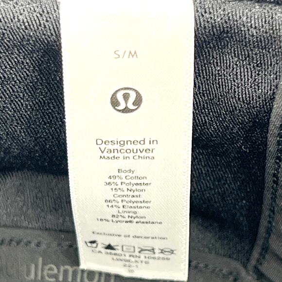 Lululemon Womens On My Level Bucket Hat Pocket Black Size S/M New With Tags